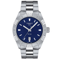 Analogue Watch - Tissot Pr 100 Sport Gent Men's Blue Watch T101.610.11.041.00