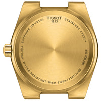 Analogue Watch - Tissot Prx 35Mm Unisex Gold Watch T137.210.33.021.00
