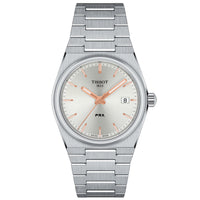 Analogue Watch - Tissot Prx 35Mm Unisex Silver Watch T137.210.11.031.00