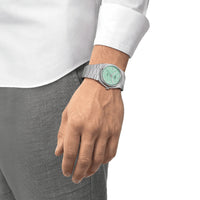 Analogue Watch - Tissot PRX 40 205 Unisex Green Watch T137.410.11.091.01