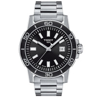 Analogue Watch - Tissot Supersport Gent Men's Black Watch T125.610.11.051.00