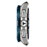 Analogue Watch - Tissot T-Touch Connect Solar Men's Blue Watch T121.420.47.051.06