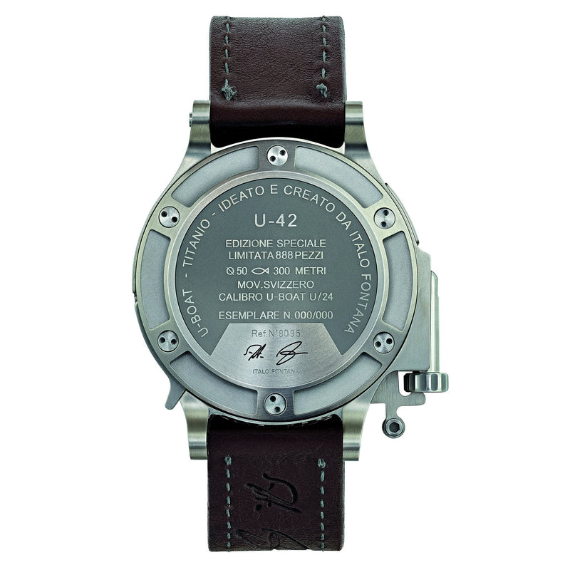 U-Boat 8095 Men's Brown GMT Watch from WatchPilot