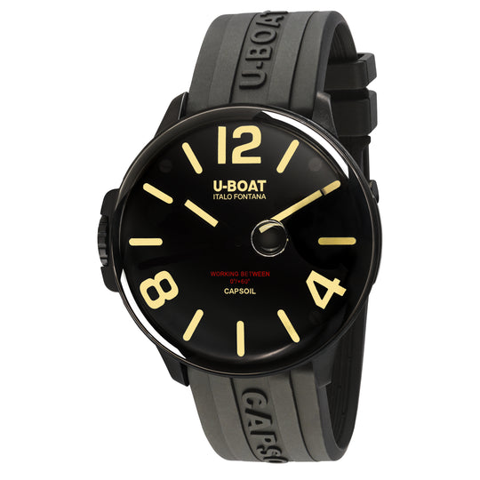 U-Boat 8108/A Men's Black Capsoil DLC Watch