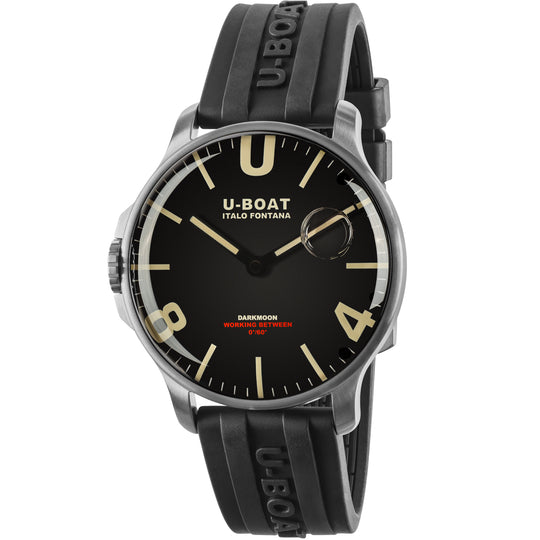 U-Boat 8463/A Men's Black Darkmoon SS/A Watch