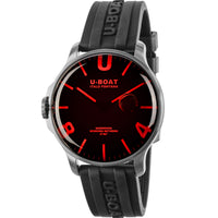 Analogue Watch - U-Boat 8465/A Men's Black Darkmoon Watch