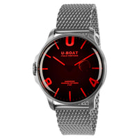 Analogue Watch - U-Boat 8465/A/MT Men's Red Darkmoon SS/A Watch
