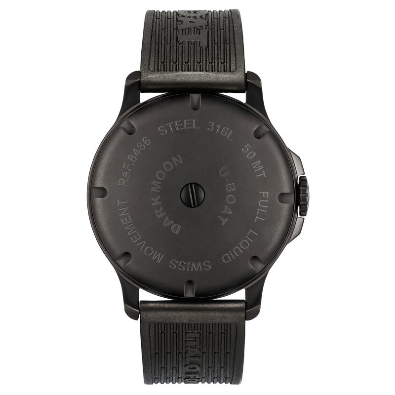 Analogue Watch - U-Boat 8466/B Men's Black Darkmoon IPB/A Watch
