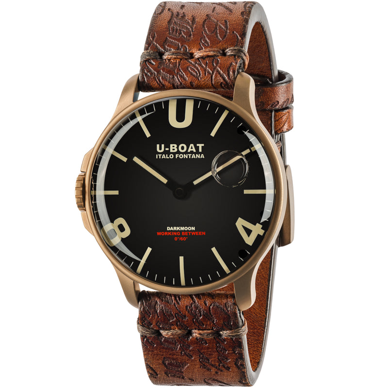 Analogue Watch - U-Boat 8467/B Men's Brown Darkmoon Watch