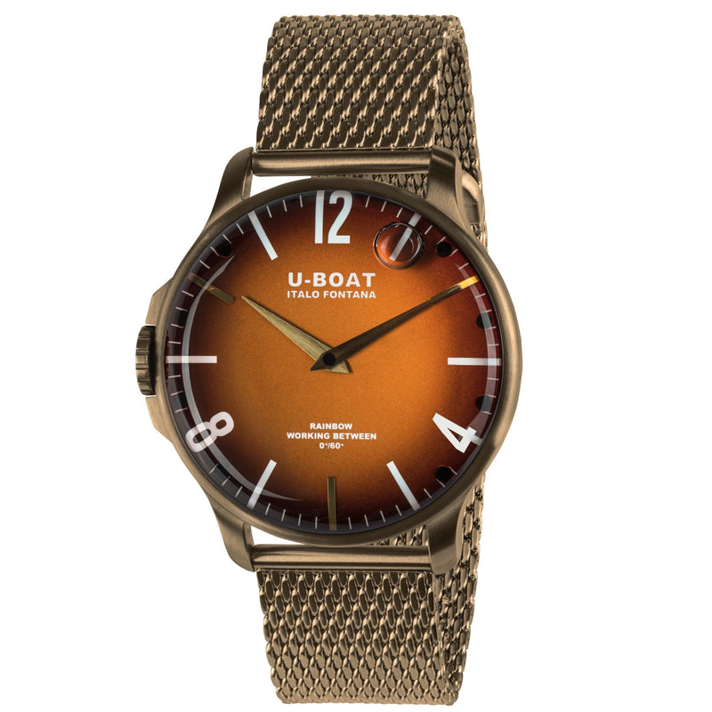 Analogue Watch - U-Boat 8468/MT Ladies Gold Rainbow Watch