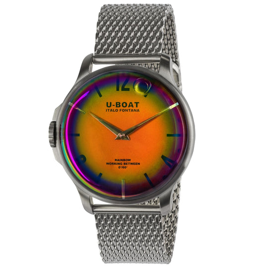 U-Boat 8469/MT Ladies Orange Rainbow Watch