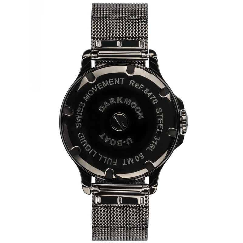 Analogue Watch - U-Boat 8470/MT Men's Black Darkmoon Watch