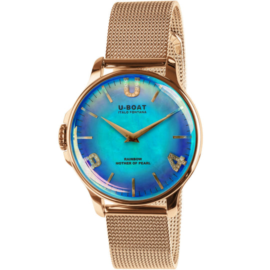 U-Boat 8475/MT Ladies Gold Rainbow Watch