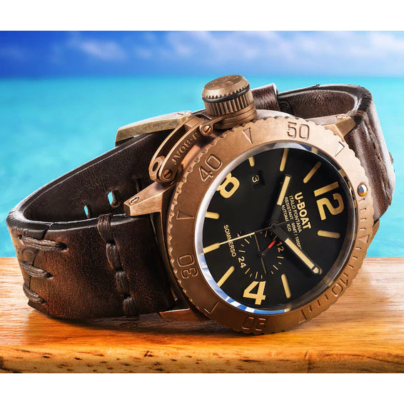 Analogue Watch - U-Boat 8486 Sommerso Bronze Men's Watch
