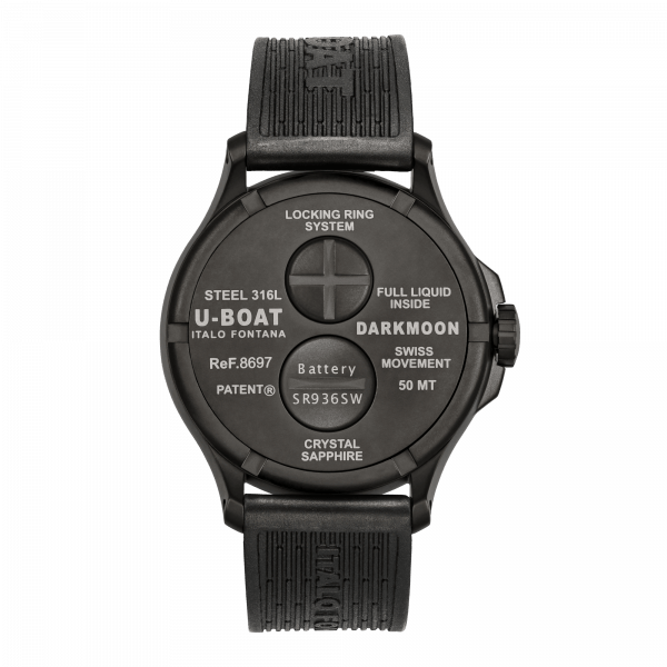 Analogue Watch - U-Boat 8697/B Darkmoon 44MM Cardinal Red IPB/B Men's Watch