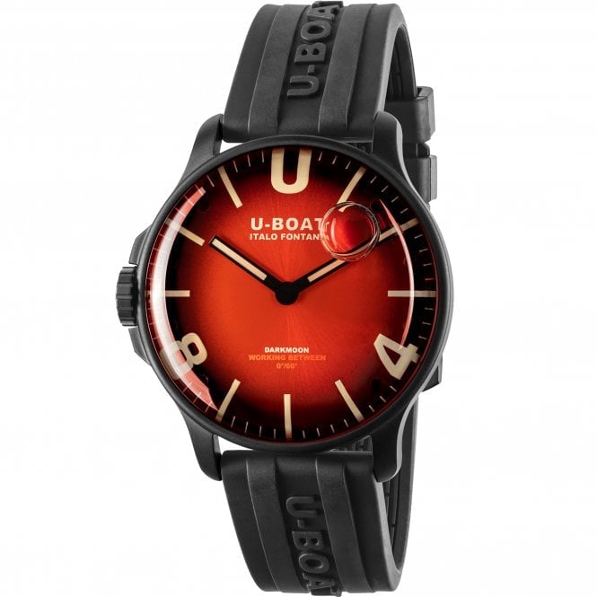Analogue Watch - U-Boat 8697 Men's Cardinal Red  Darkmoon Watch