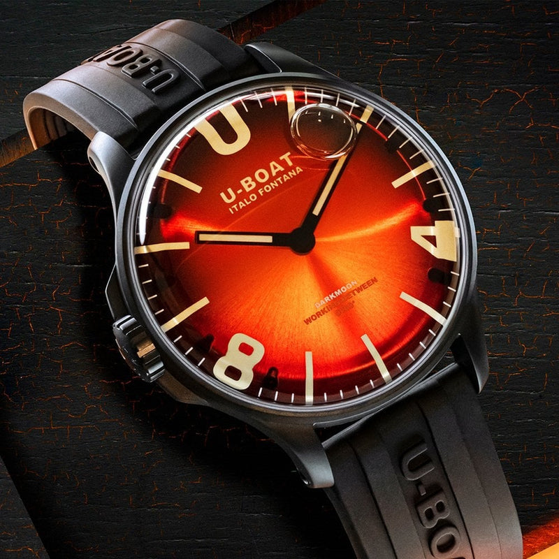 Analogue Watch - U-Boat 8697 Men's Cardinal Red  Darkmoon Watch