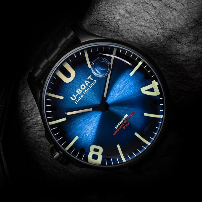 Analogue Watch - U-Boat 8700 Men's Imperial Blue Darkmoon Watch