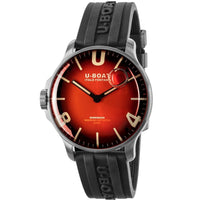 Analogue Watch - U-Boat 8701/B Men's Cardinal Red Darkmoon Watch
