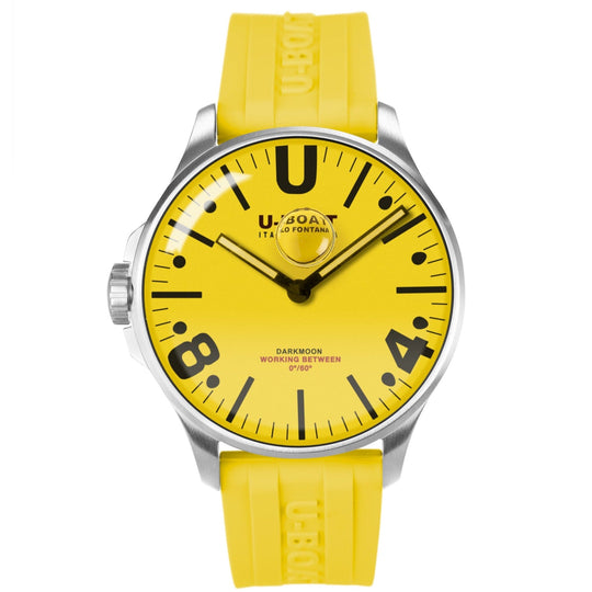 U-Boat 8964 Men's Darkmoon 44mm Yellow SS  Watch
