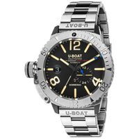 Analogue Watch - U-Boat 9007/A/MT Men's Black Sommerso Watch