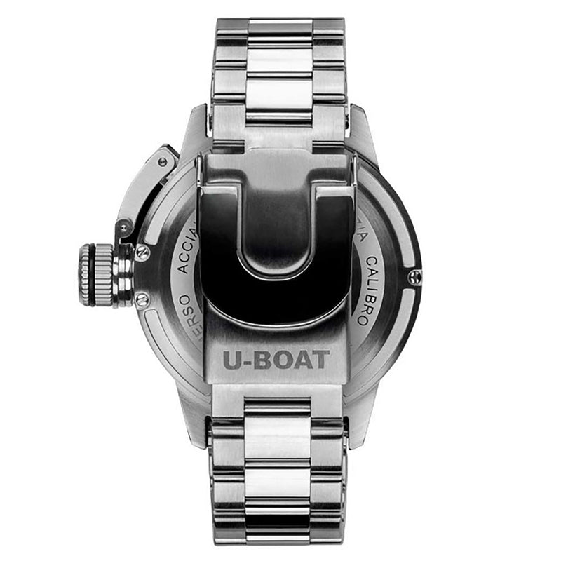 Analogue Watch - U-Boat 9007/A/MT Men's Black Sommerso Watch