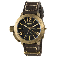 Analogue Watch - U-Boat 9008 Men's Brown Doppiotempo Watch