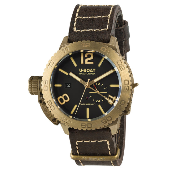 U-Boat 9008 Men's Brown Doppiotempo Watch