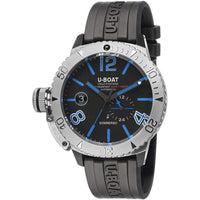 Analogue Watch - U-Boat 9014 Men's Black Sommerso Watch