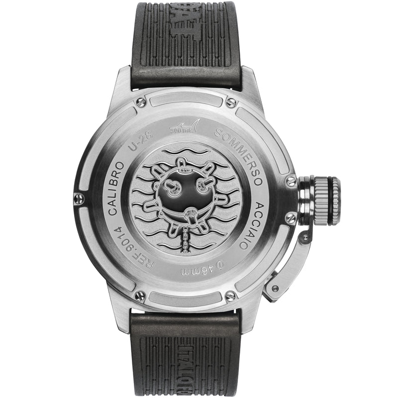 Analogue Watch - U-Boat 9014 Men's Black Sommerso Watch