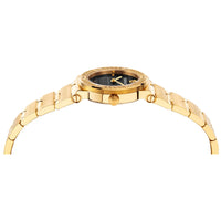Analogue Watch - Versace Greca Logo Ladies Gold Watch VEZ100521