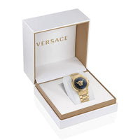 Analogue Watch - Versace Medusa Infinite Ladies Gold Watch VE3F00522