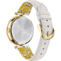 Analogue Watch - Versace Palazzo Empire Barocco Ladies White Watch VECO01320
