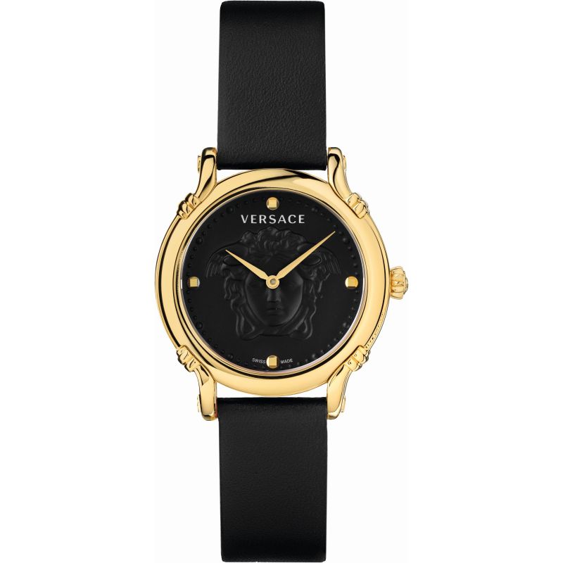 Analogue Watch - Versace Safety Pin Ladies Black Watch VEPN00320