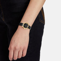 Analogue Watch - Versace Safety Pin Ladies Black Watch VEPN00320