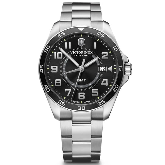Victorinox FieldForce GMT Men;s Silver Watch 241930