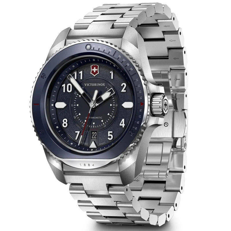 Victorinox sales silver watch
