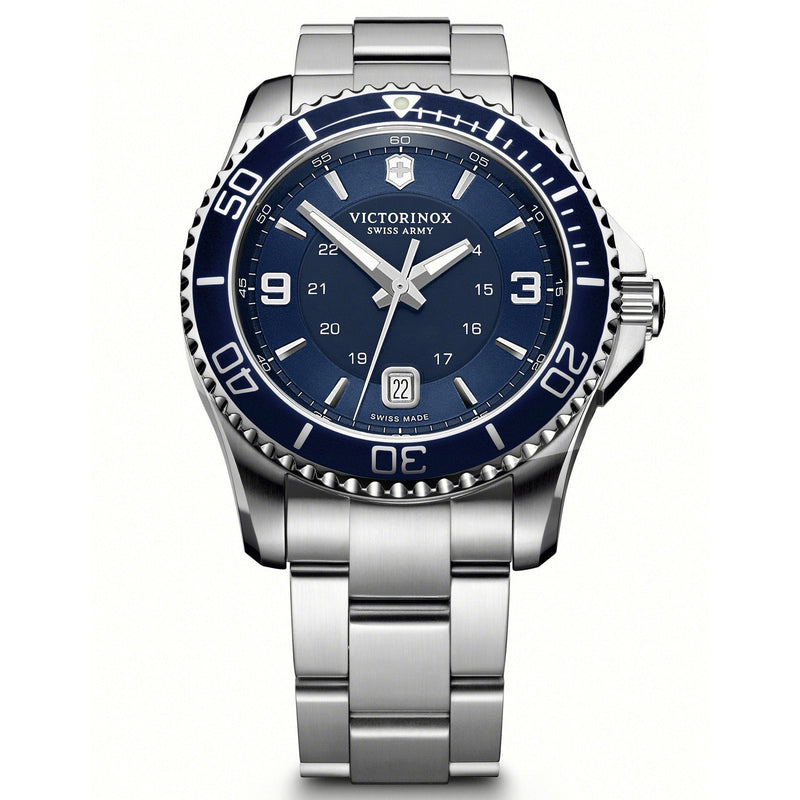 Analogue Watch - Victorinox Maverick GS Large Men's Silver Watch 241602