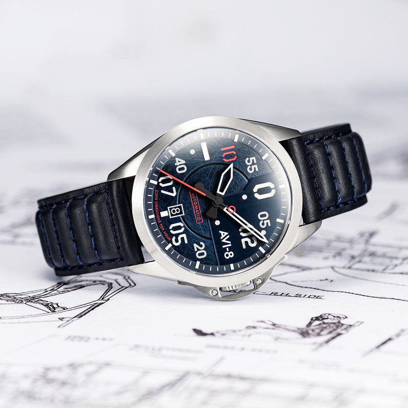 Automatic Watch - AVI-8 Hitchcock Automatic Cooperstown Watch AV-4086-02