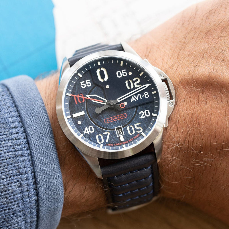 Automatic Watch - AVI-8 Hitchcock Automatic Cooperstown Watch AV-4086-02