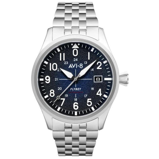 AVI-8 Men's Blue Flyboy Automatic Watch AV-4075-22