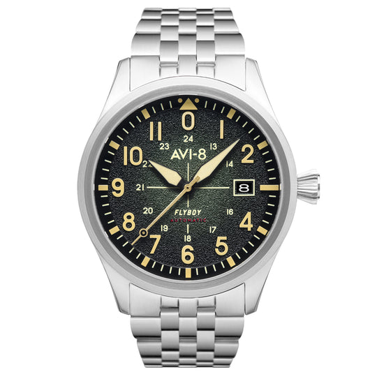AVI-8 Men's Green Flyboy Watch AV-4075-33