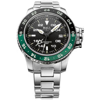 Automatic Watch - Ball Engineer Hydrocarbon AeroGMT II Men's Black Watch DG2018C-S11C-BK