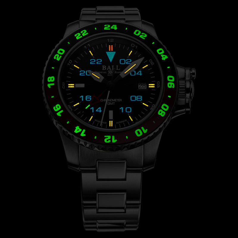 Automatic Watch - Ball Engineer Hydrocarbon AeroGMT II Men's Black Watch DG2018C-S3C-BK