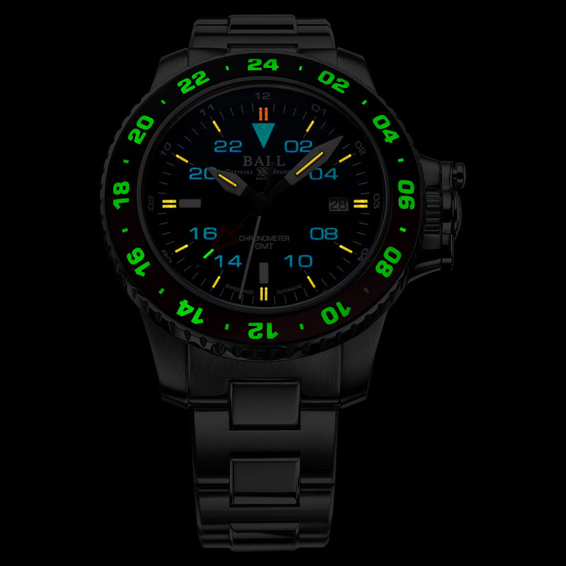 Automatic Watch - Ball Engineer Hydrocarbon AeroGMT II Men's Blue Watch DG2018C-S3C-BE
