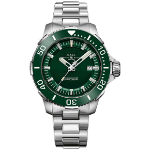 Automatic Watch - Ball Engineer Hydrocarbon Deep QUEST Ceramic Men's Green Watch DM3002A-S4CJ-GR