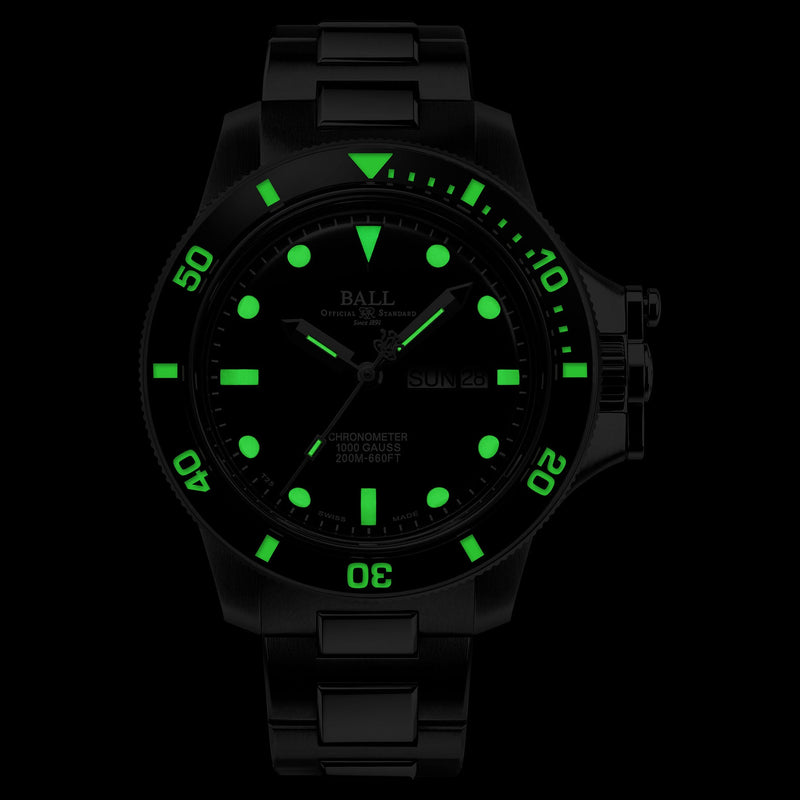 Automatic Watch - Ball Engineer Hydrocarbon Original (43mm) Men's Black Watch DM2218B-SCJ-BK