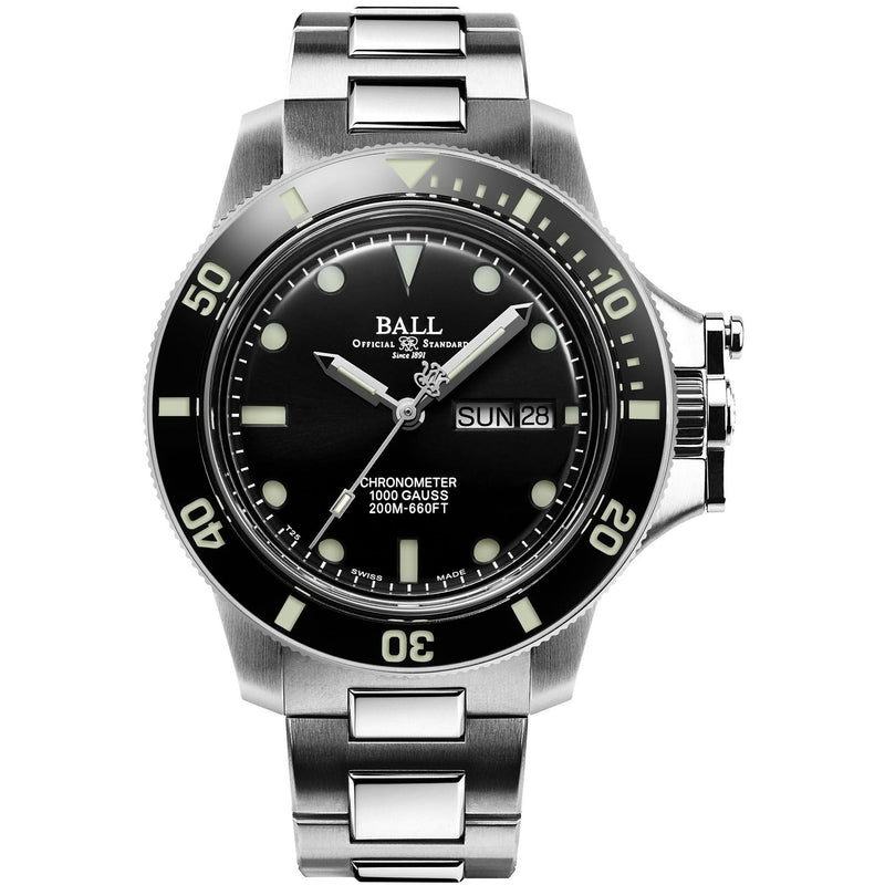 Automatic Watch - Ball Engineer Hydrocarbon Original Men's Black Watch DM2118B-SCJ-BK