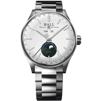 Automatic Watch - Ball Engineer II Moon Calendar Men's Green Watch NM3016C-S1J-WHGR