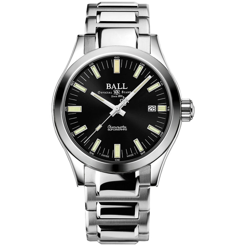 Automatic Watch - Ball Engineer M Marvelight (40mm) Men's Black Watch NM9032C-S1CJ-BK